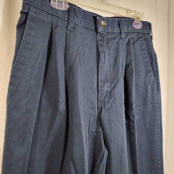 Timber Creek by Wrangler navy pants men's 34 #1090 - Picture 2 of 5